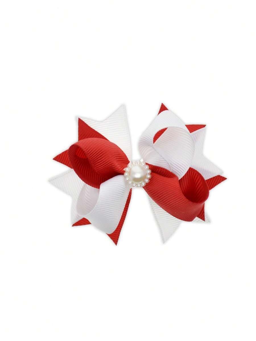 Set de 2 Lazos para el Cabello de 3.2 pulgadas para Niñas – Elegantes con Clip, Perfectos para Fiestas, Eventos y Escuela