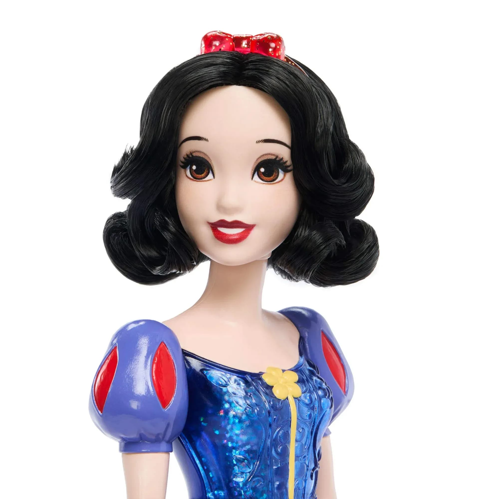 Muñeca de Moda Princesa Disney Blancanieves con Cabello Negro y Accesorio para el Pelo - Miniatura 3