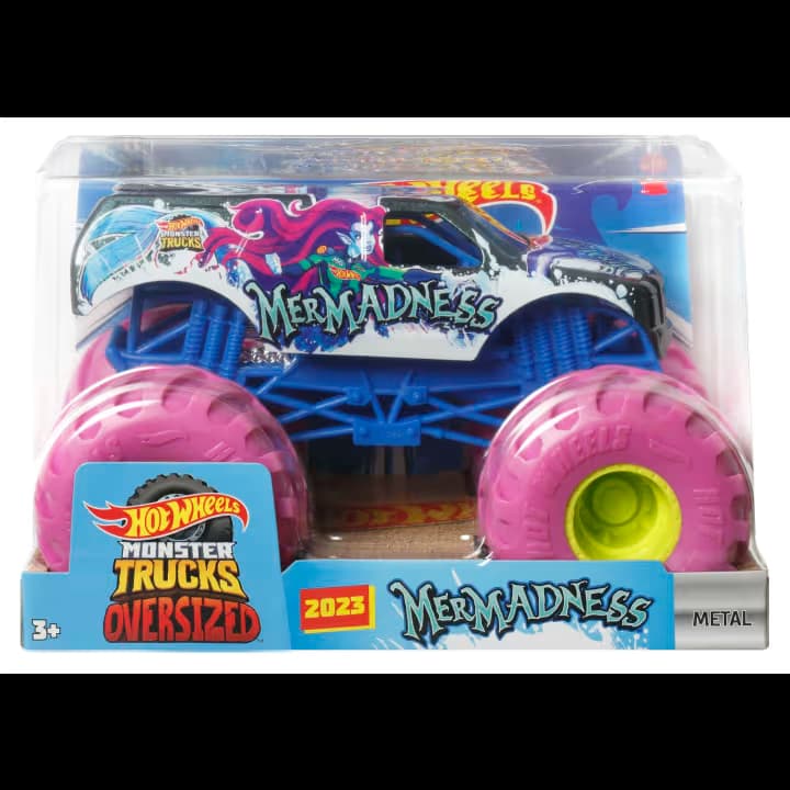 Camión Monstruo Hot Wheels, Camión Monstruo de Gran Tamaño a Escala 1:24