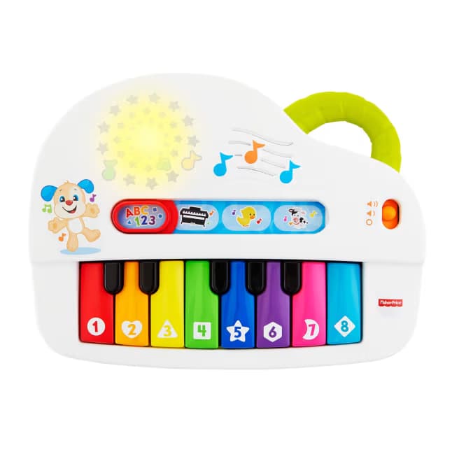 Juguete Interactivo Piano de Luces y Sonidos Divertidos Fisher-Price Laugh & Learn Silly Sounds para Bebés y Niños Pequeños - Miniatura 3