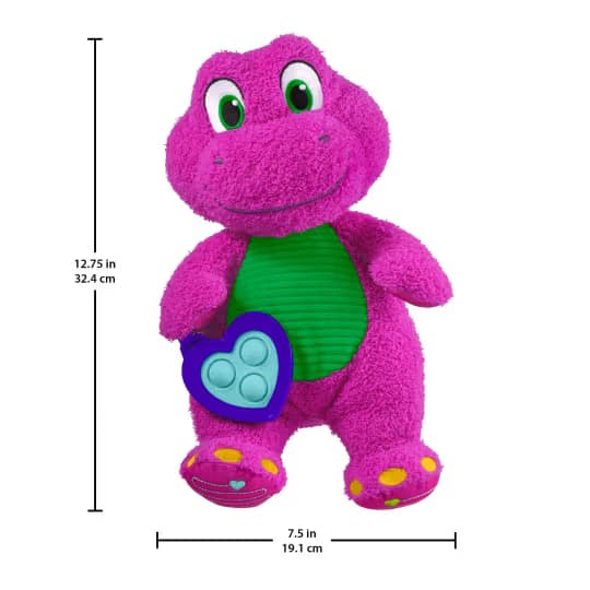 Peluche Sensorial Barney’s World Fisher-Price con Actividad Fidget para Niños Pequeños