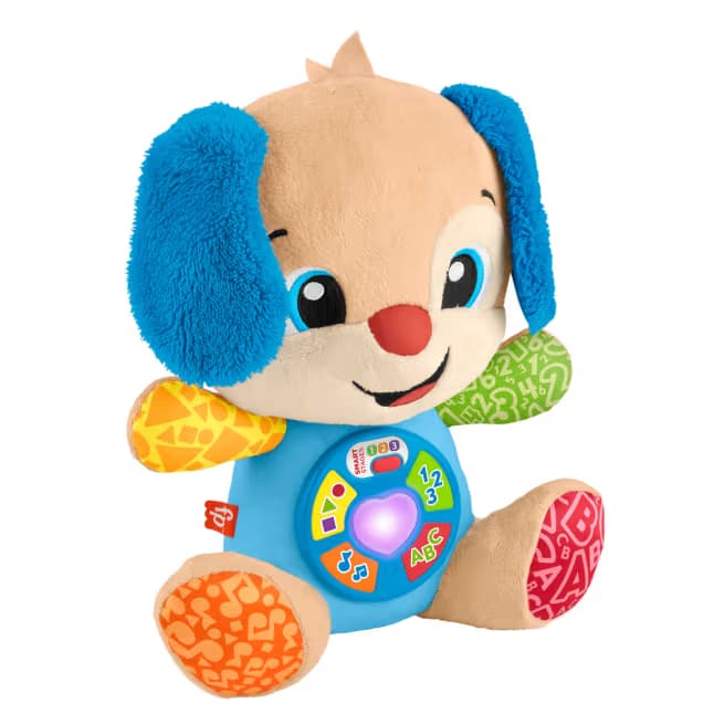 Juguete de Peluche Musical de Aprendizaje Fisher-Price Laugh & Learn Smart Stages Puppy (Perrito) para Bebés y Niños Pequeños - Miniatura 3
