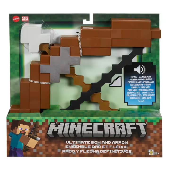 Juguete Minecraft, Arco y Flecha Definitivos con Sonidos, Juego de Rol