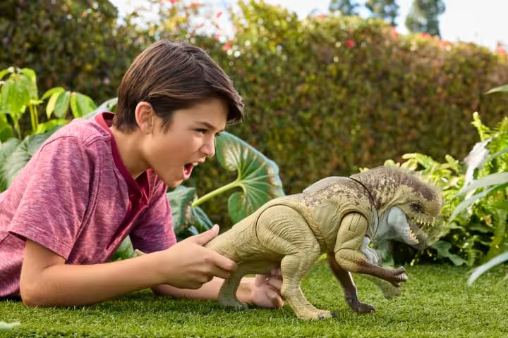 Figura De Acción De Distortus Rex De La Colección Furia Retumbante De “Jurassic World: El Renacer”, Dinosaurio De Juguete De 56Cm, DOS Ataques