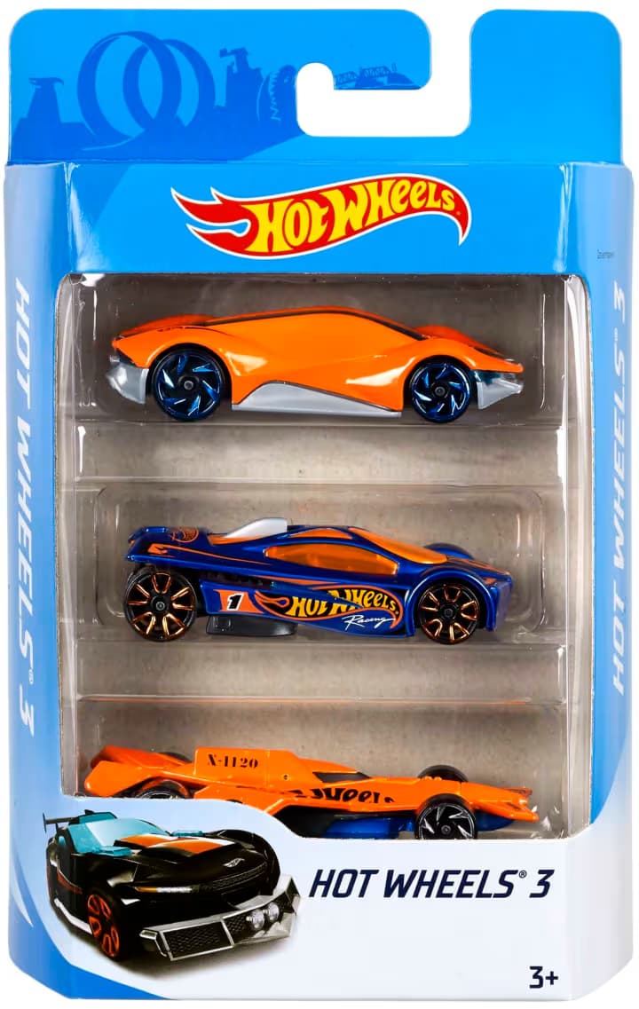 Paquete de 3 Vehículos de Juguete Hot Wheels a Escala 1:64 - Miniatura 3