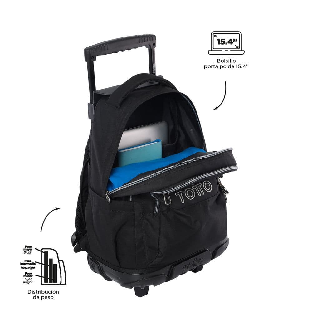 Morral Escolar con Ruedas Renglones - Miniatura 4