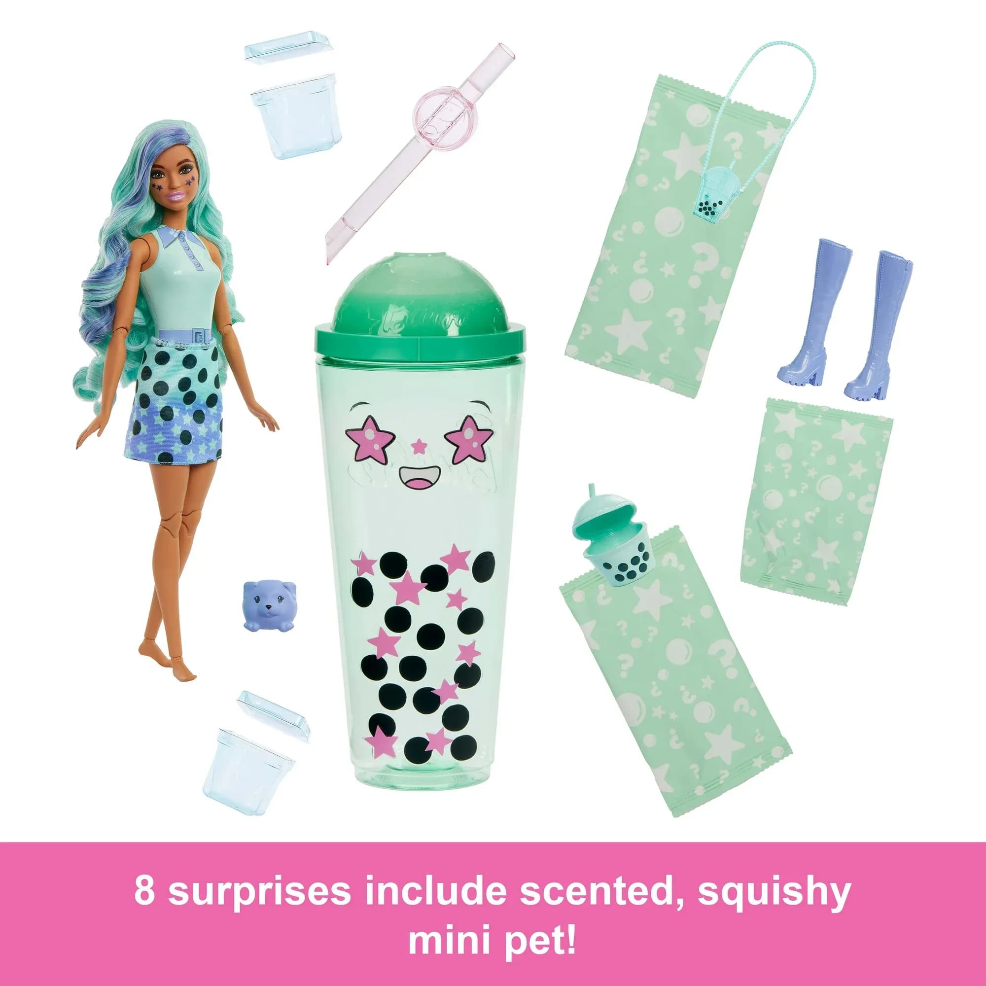 Muñeca y Accesorios Barbie Pop Reveal Serie Té de Boba con 8 Sorpresas (Estilos Pueden Variar) - Miniatura 3