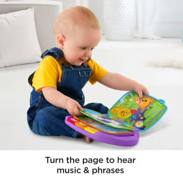 Juguete Electrónico Musical de Aprendizaje Fisher-Price Laugh & Learn Storybook Rhymes (Rimas de Cuentos) Para Bebés y Niños Pequeños - Miniatura 3