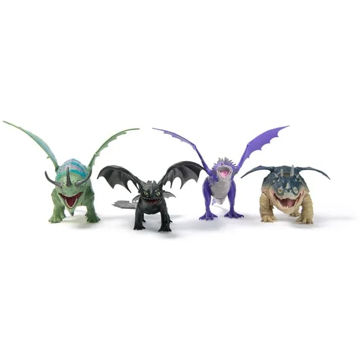 Figura de Acción Chimuelo (Toothless) de 23 cm, Dreamworks Dragons, Cómo Entrenar a tu Dragón - Miniatura 3
