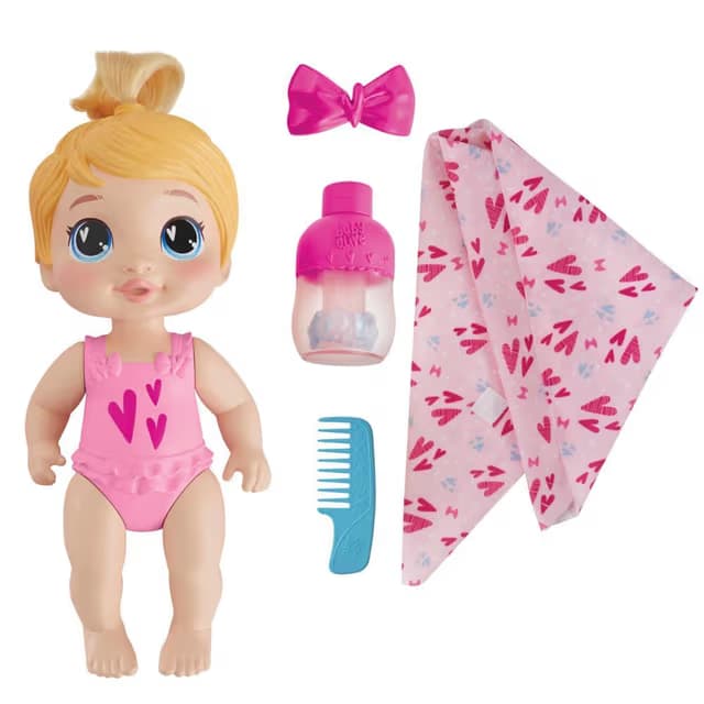 Muñeca Bebé Harper Hugs Baby Alive Shampoo Snuggle, Pelo Rubio, Muñeca de Agua - Miniatura 3