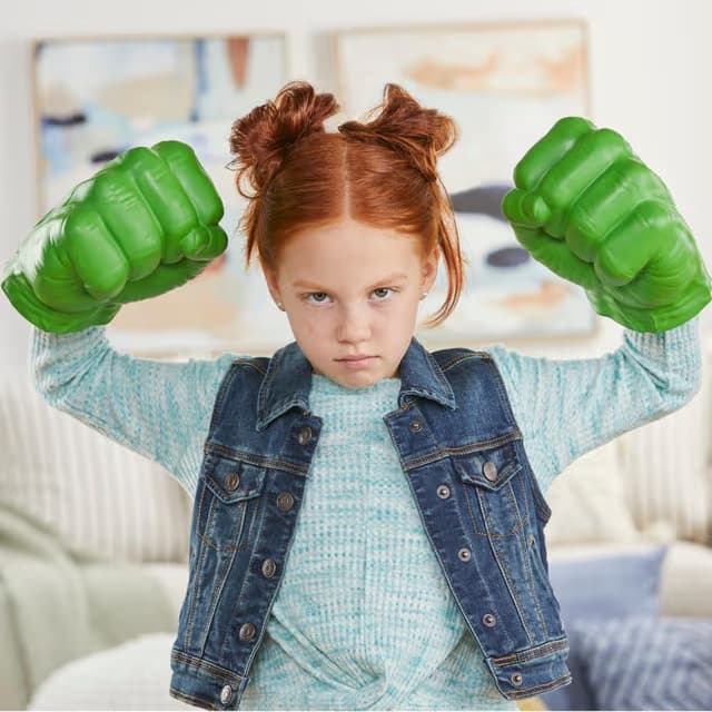 Juguete de Rol Puños de Aplastamiento Gamma de Hulk de Marvel Avengers para Niños 5+