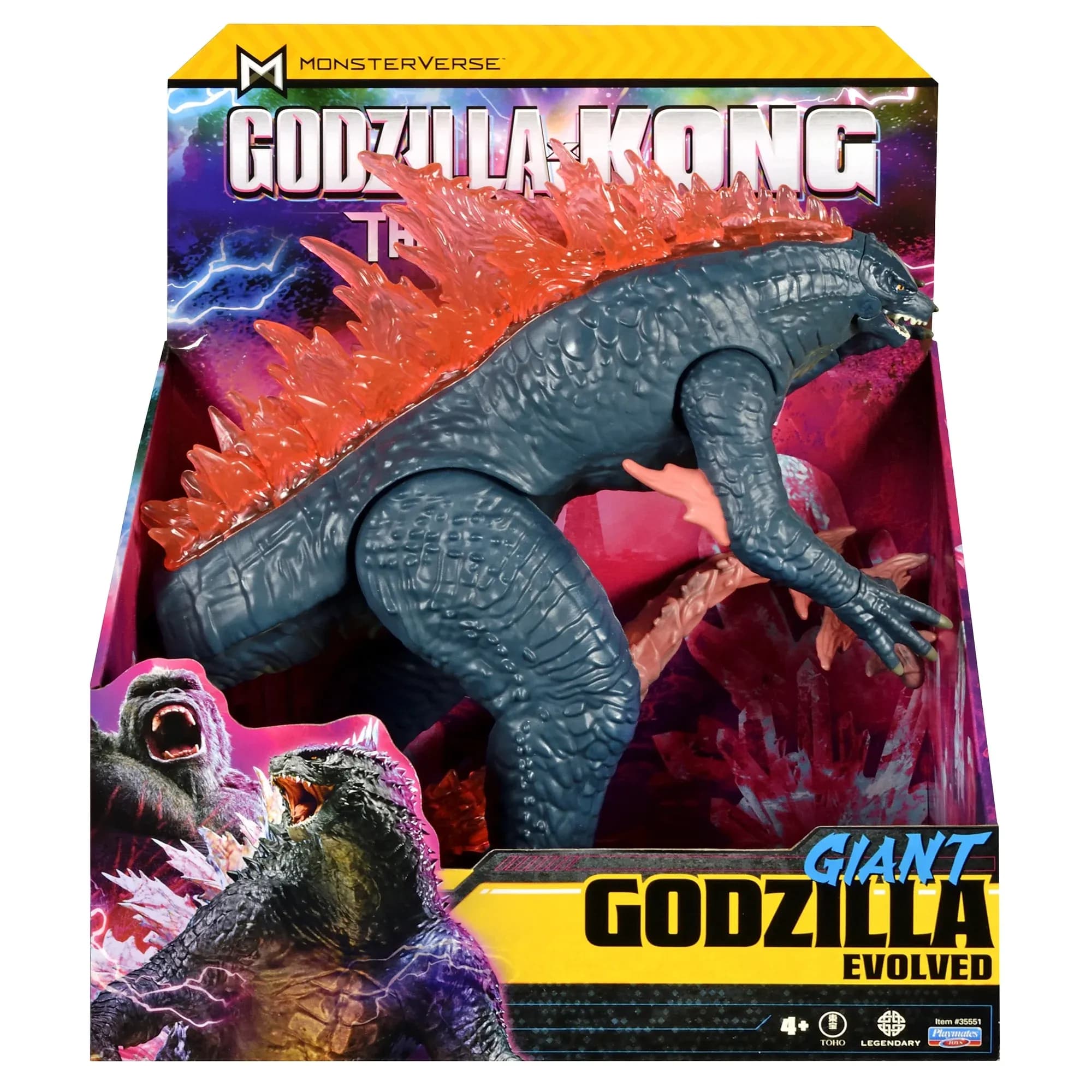 Figura Gigante Godzilla de 28 cm Godzilla x Kong de Playmates Toys