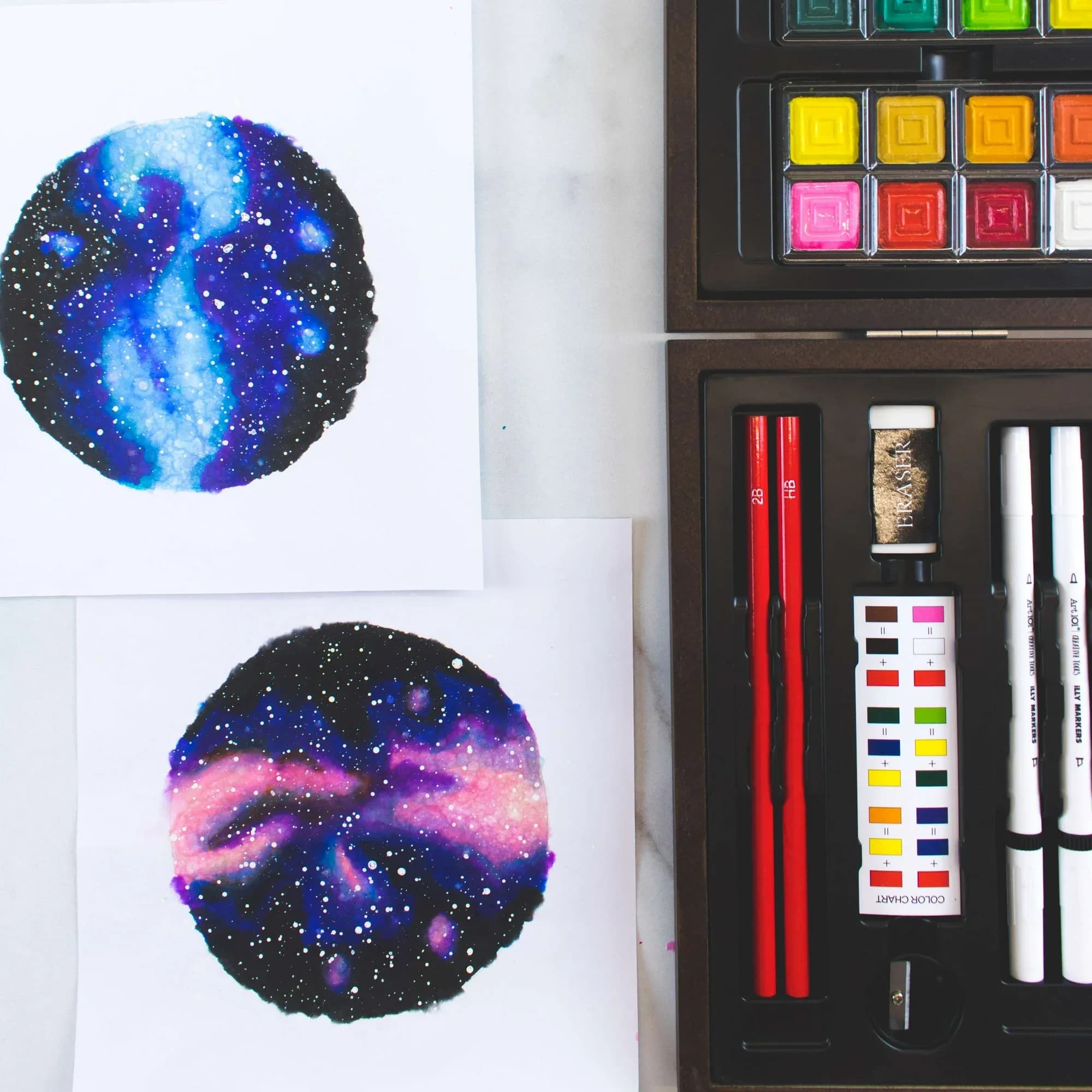 Set de Arte de Ilustración en Madera Art 101, 86 Piezas, Sets Multifuncionales, para Niños de 8+ Años - Miniatura 3