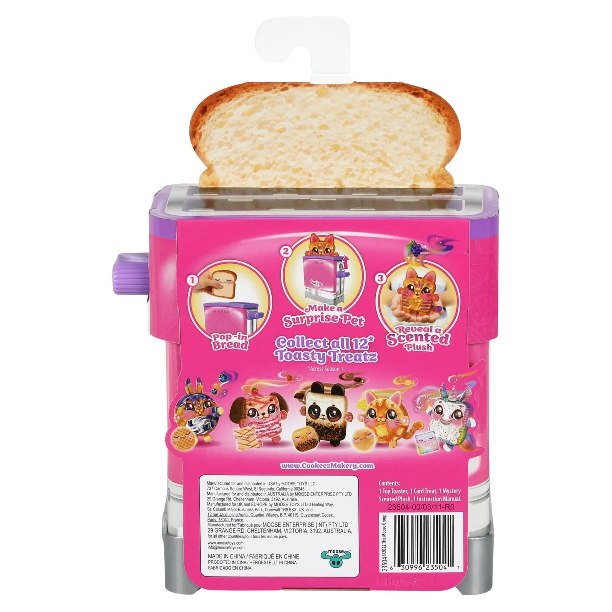 Tostadora Cookeez Makery Toasty Treatz con Peluche Perfumado, Estilos Varían, Edades 5+ - Miniatura 3