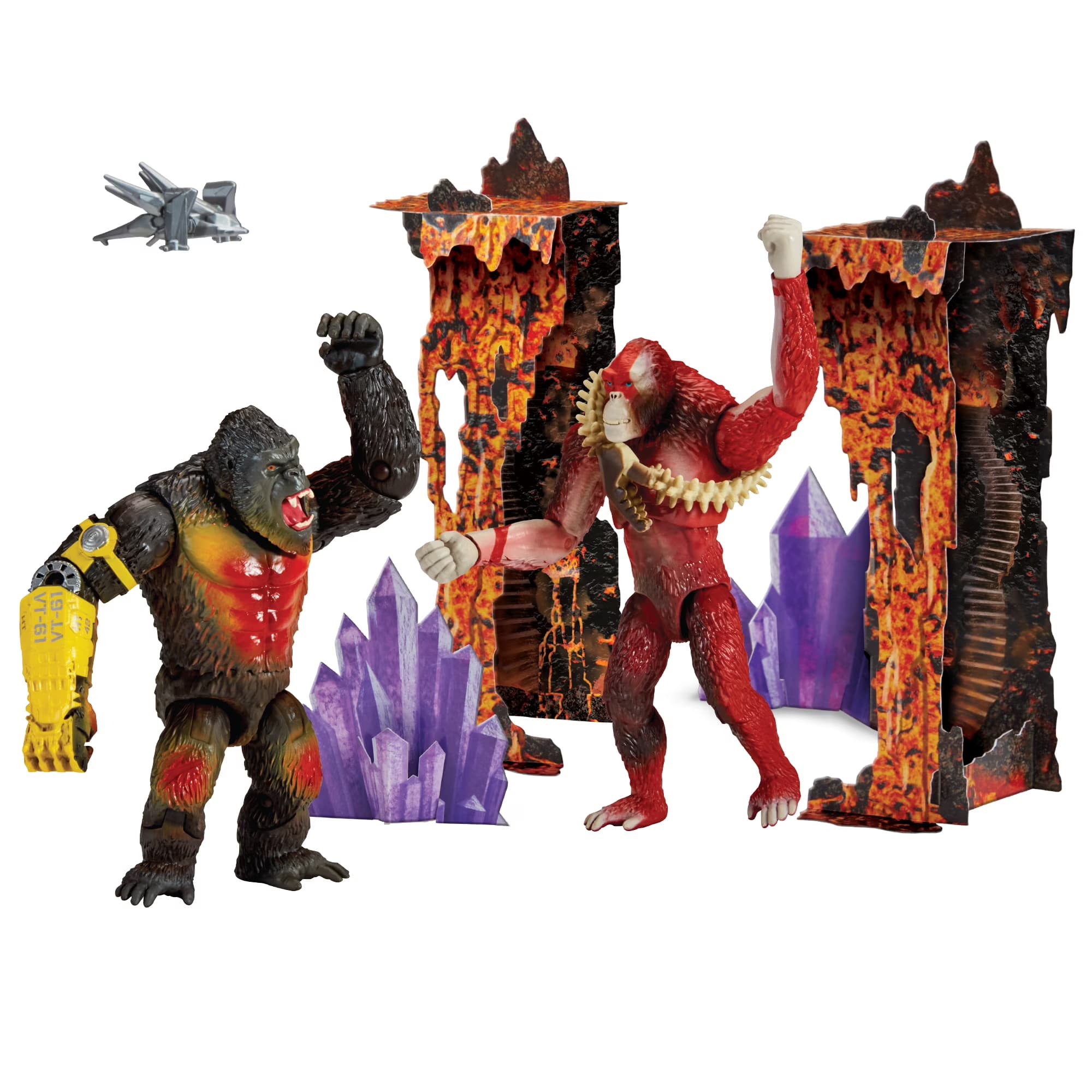 Pack de Figuras de Acción Coleccionables Godzilla x Kong (Versus 2-Pack), 4+ Edades