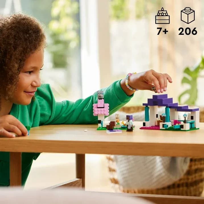 LEGO Minecraft El Santuario de Animales (21253), Set de Construcción para Jugadores y Niños 7+ - Miniatura 3