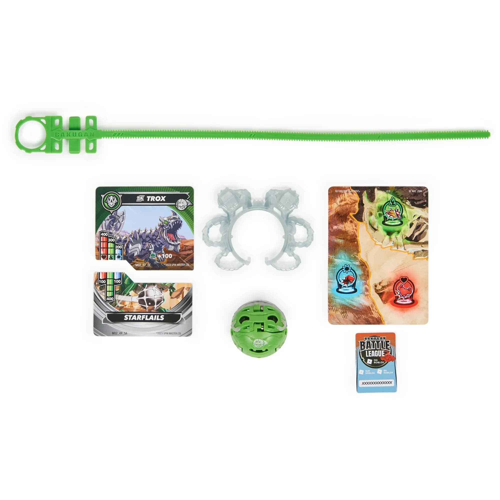 Bakugan Special Attack Trox, Figura de Acción Giratoria y Personalizable, Juguetes para Niños y Niñas - Miniatura 4