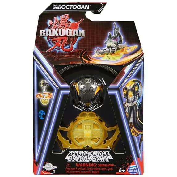 Bakugan Special Attack Octogan, Figura de Acción Giratoria y Personalizable, Juguetes para Niños y Niñas