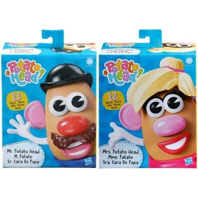 Surtido de Figuras Mr. y Mrs. Potato Head (Señor y Señora Cara de Papa)