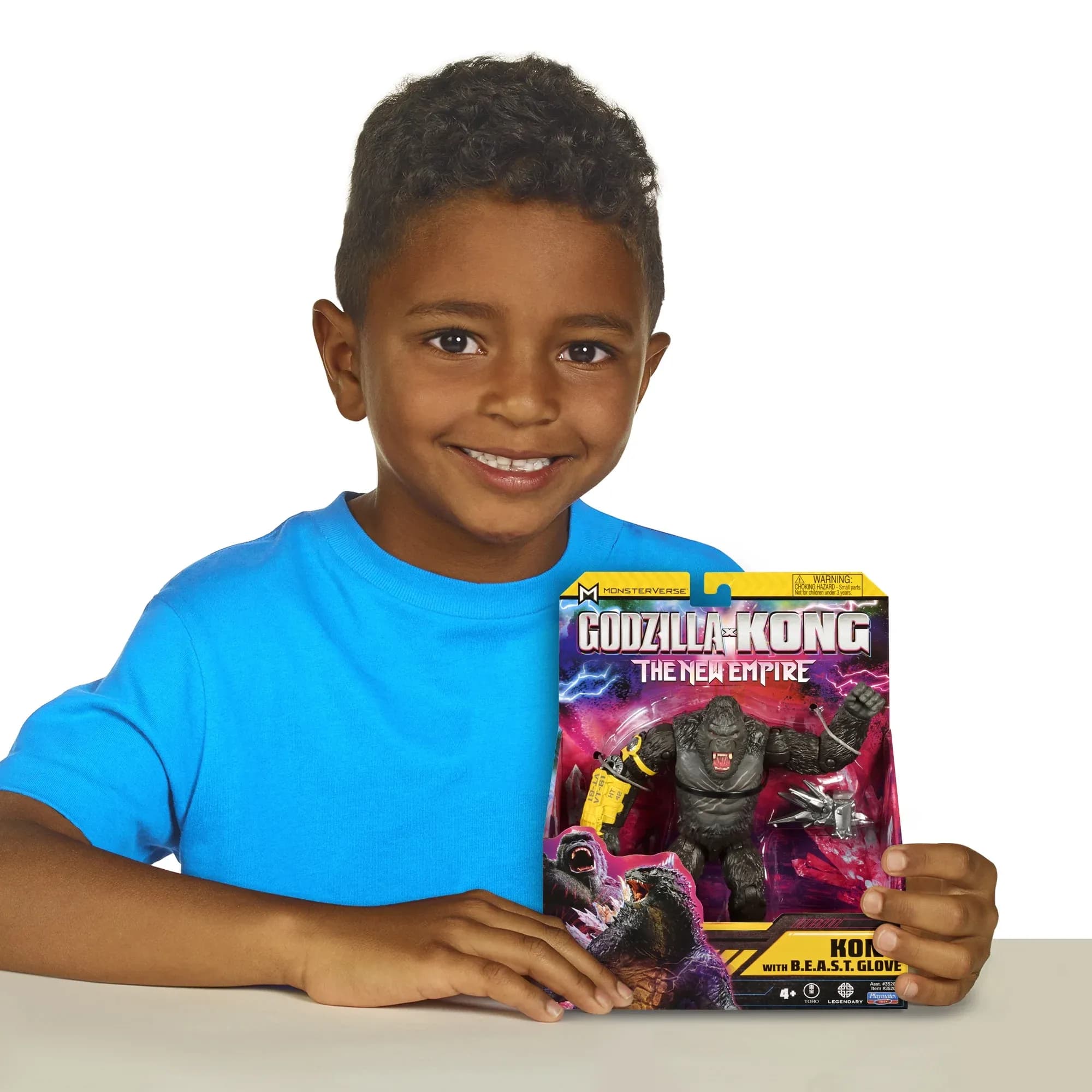 Figura Kong de 15 cm con Guante B.E.A.S.T. Godzilla x Kong de Playmates Toys - Miniatura 3