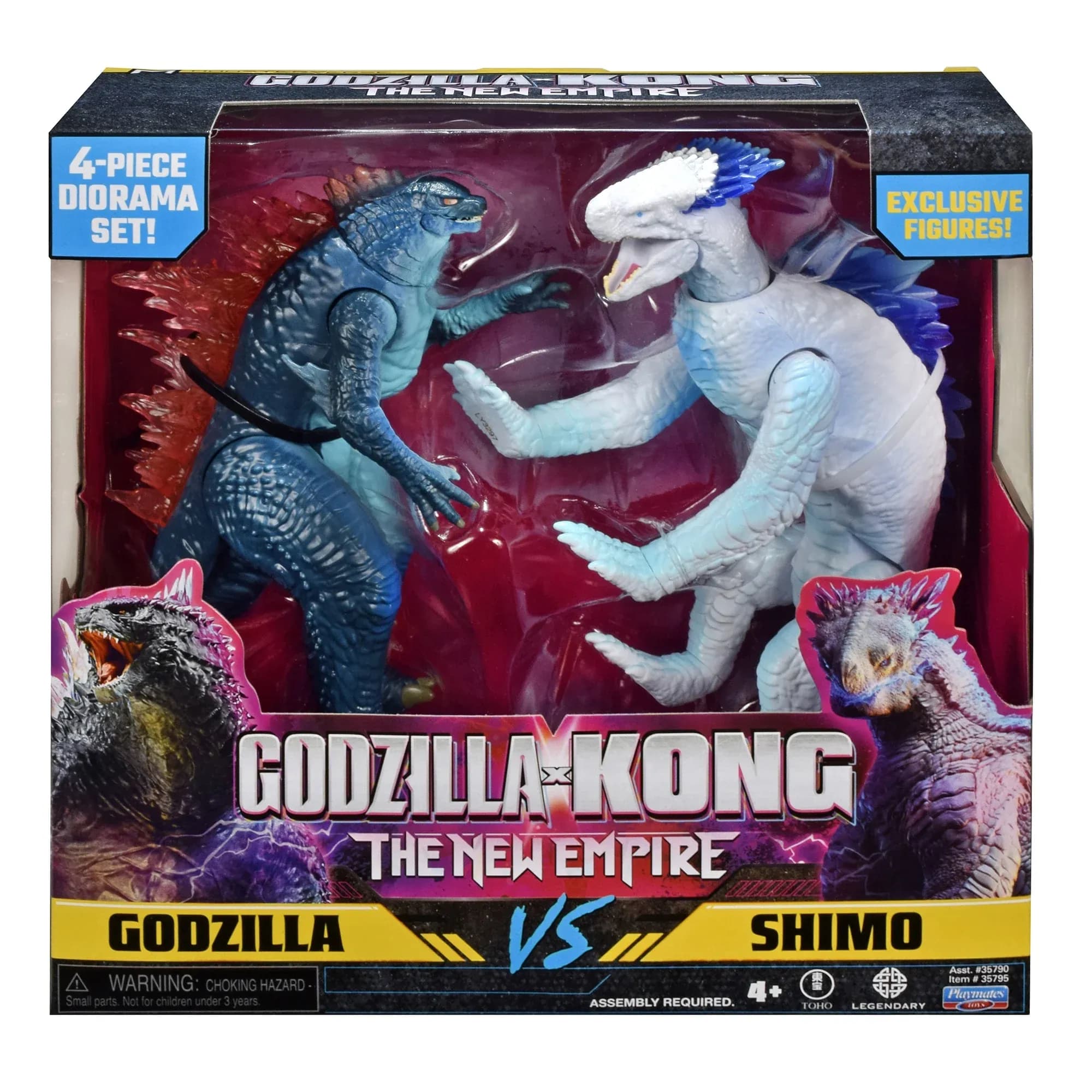 Pack de Figuras de Acción Coleccionables Godzilla x Kong (Godzilla vs. Shimo)