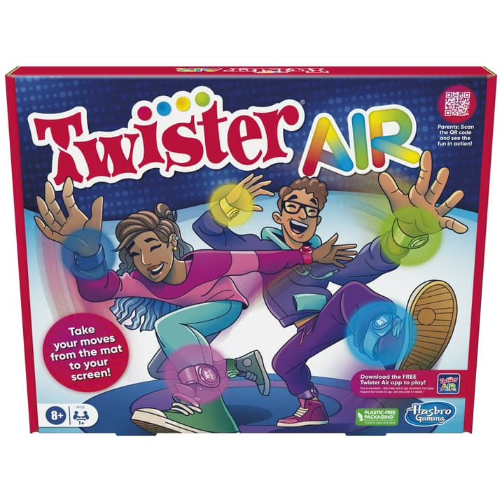 Juego Twister Air, Juego de Aplicación Twister con Realidad Aumentada (AR), Se Vincula a Dispositivos Inteligentes, Juegos Activos, Edades 8+ - Miniatura 3