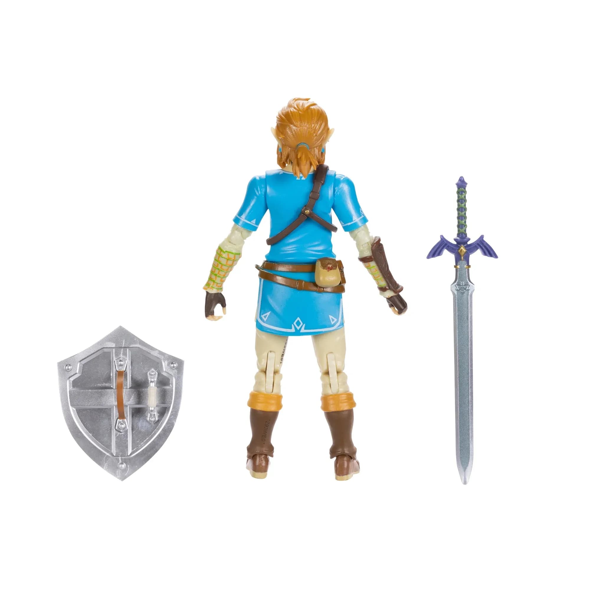 Figura de Acción Nintendo Link de 10 cm con Espada Maestra y Escudo - Miniatura 3