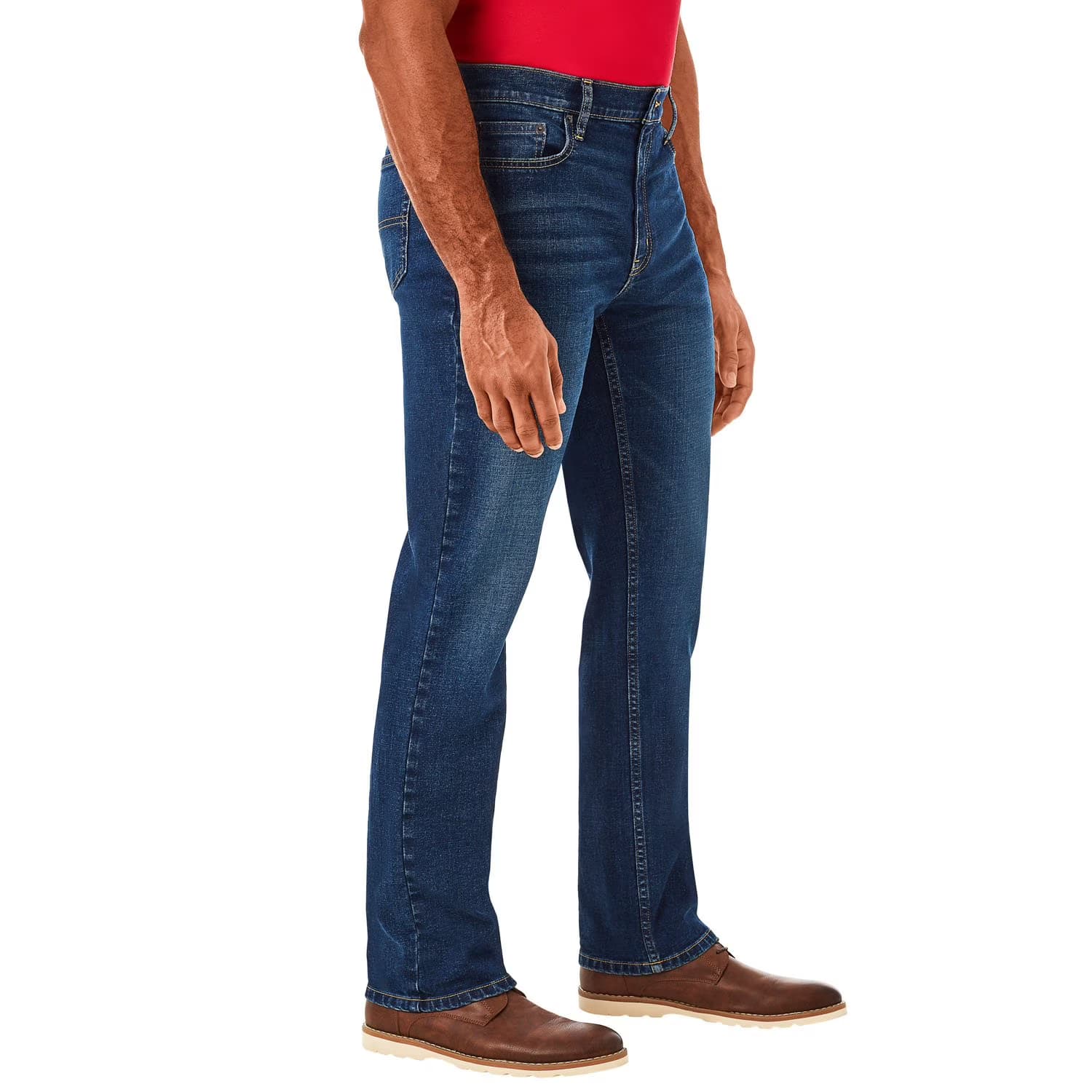 Jeans de Mezclilla para Hombre Corte Recto con Stretch Premium