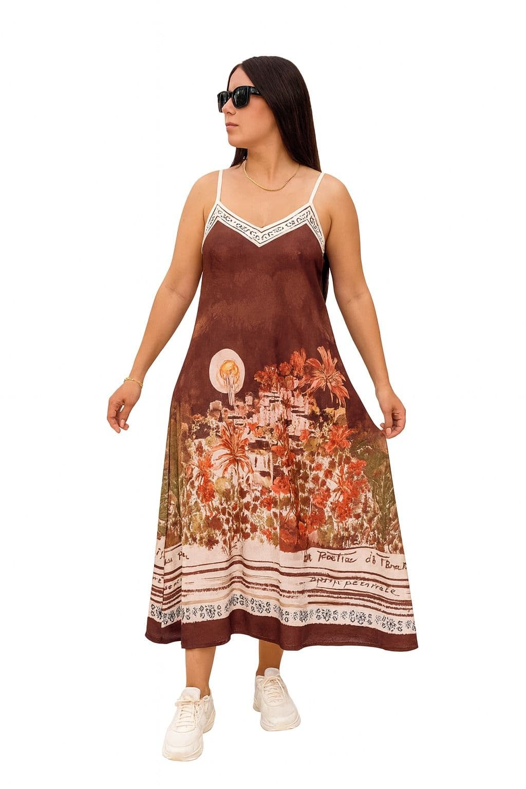 Vestido Italiano Estampado