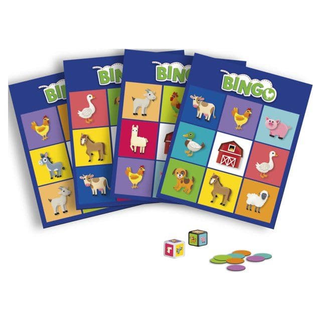 Juego de Bingo Ready Set Discover para Niños de 3+ Años, Juego para 2-4 Jugadores
