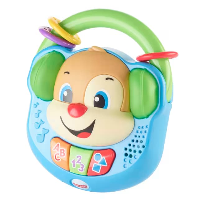 Juguete para Bebés y Niños Pequeños Fisher-Price Laugh & Learn Sing & Learn Music Player (Reproductor Musical Canta y Aprende) Radio de Fantasía