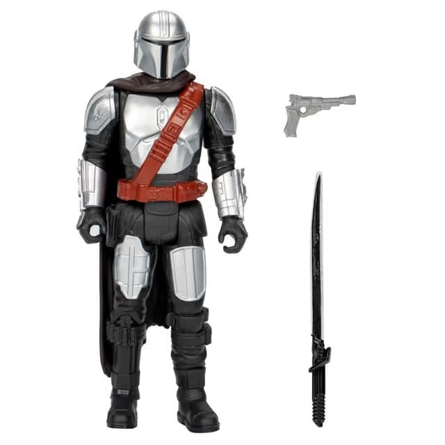 Figura de Acción The Mandalorian Star Wars Epic Hero Series y 2 Accesorios (10 cm)