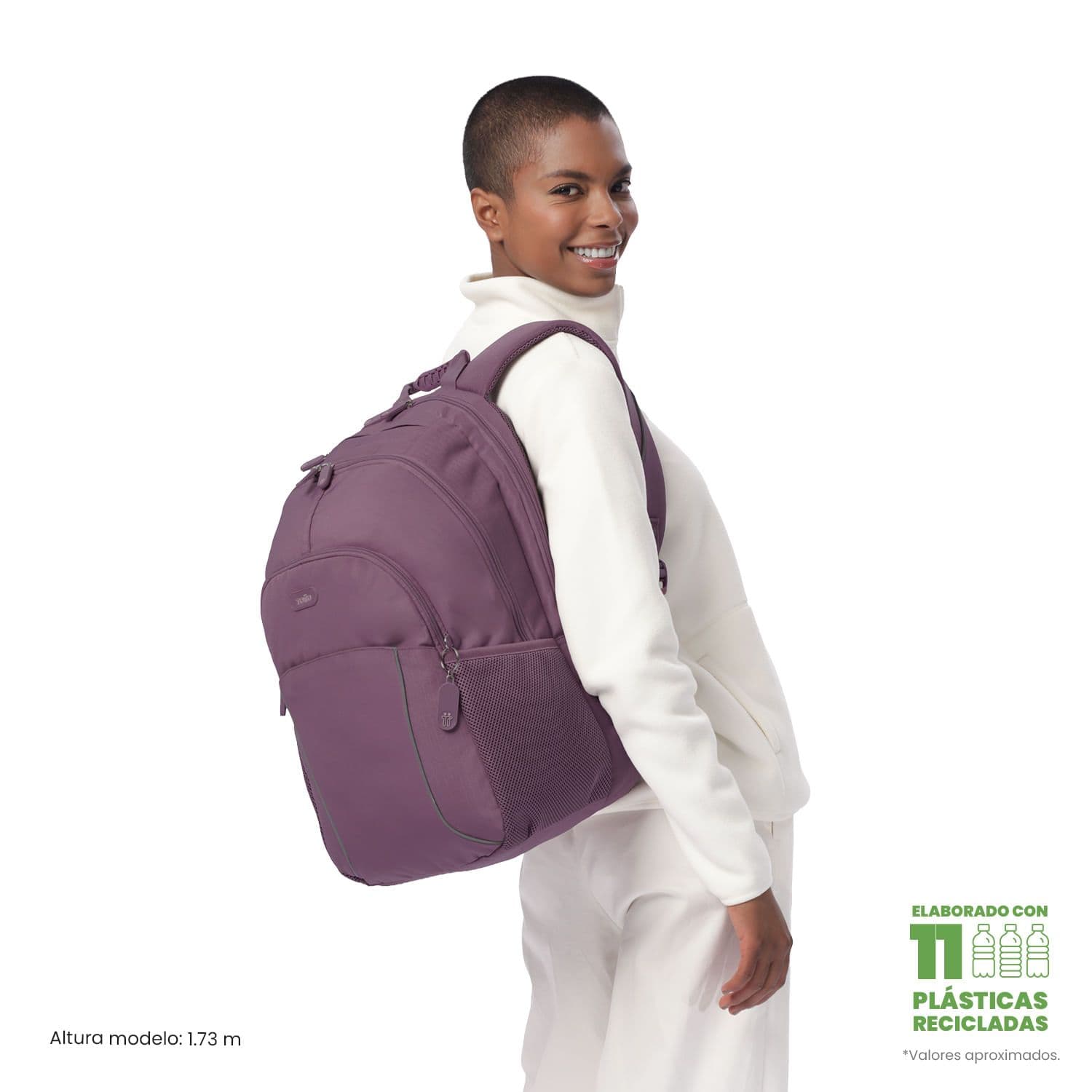 Morral Universitario Cambri 2.0 Porta PC 15.4" - Morado
