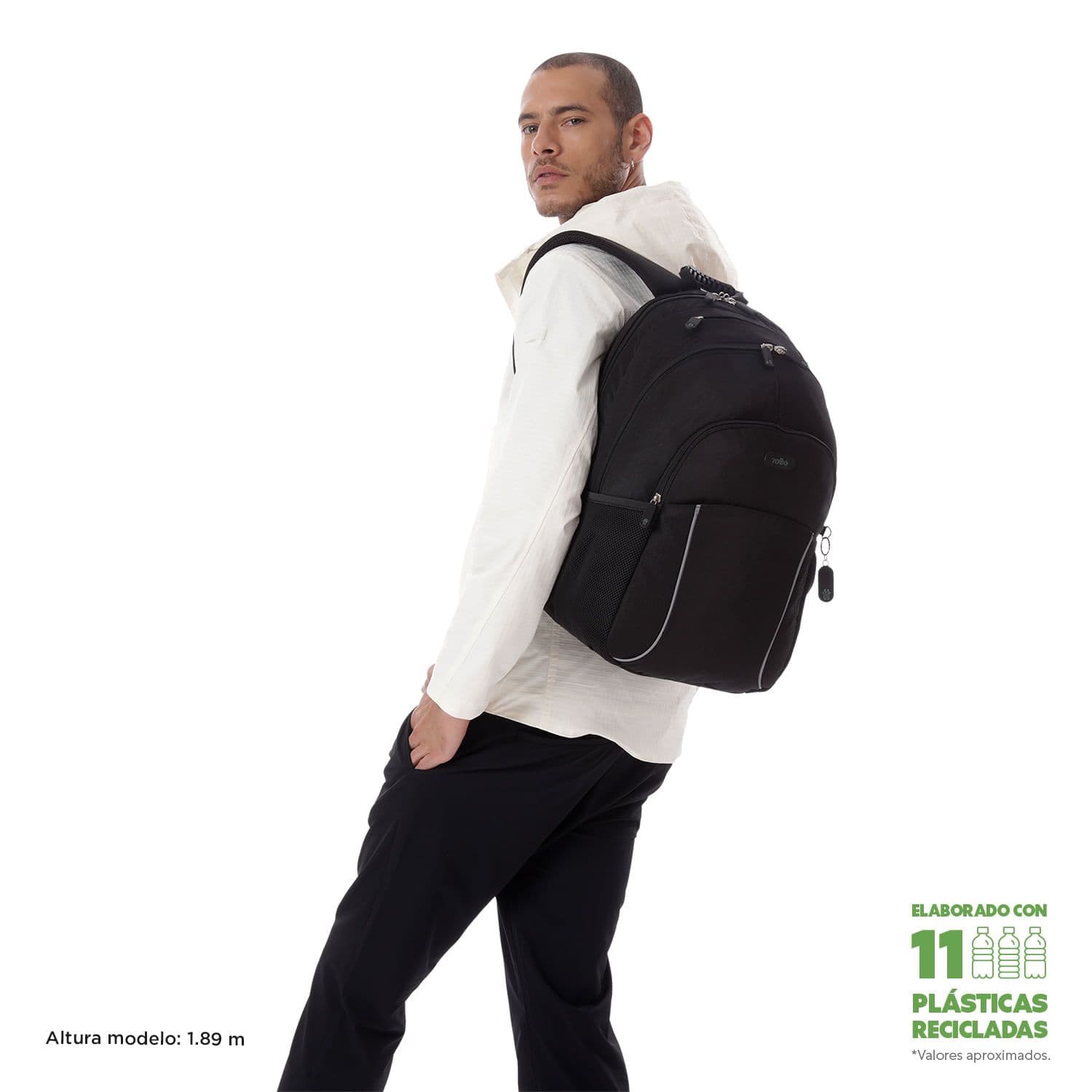 Morral Universitario Cambri 2.0 Porta PC 15.4" - Negro