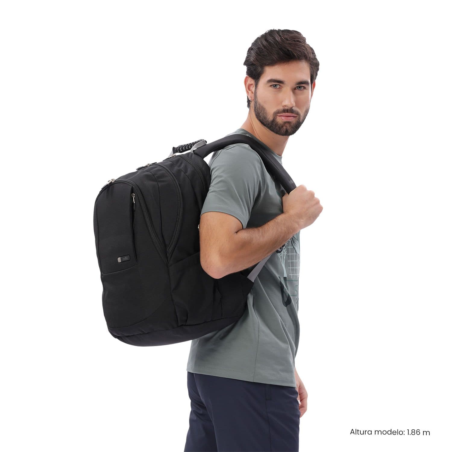 Morral Universitario Krimmler 3.0 Porta PC 15.4" - Negro