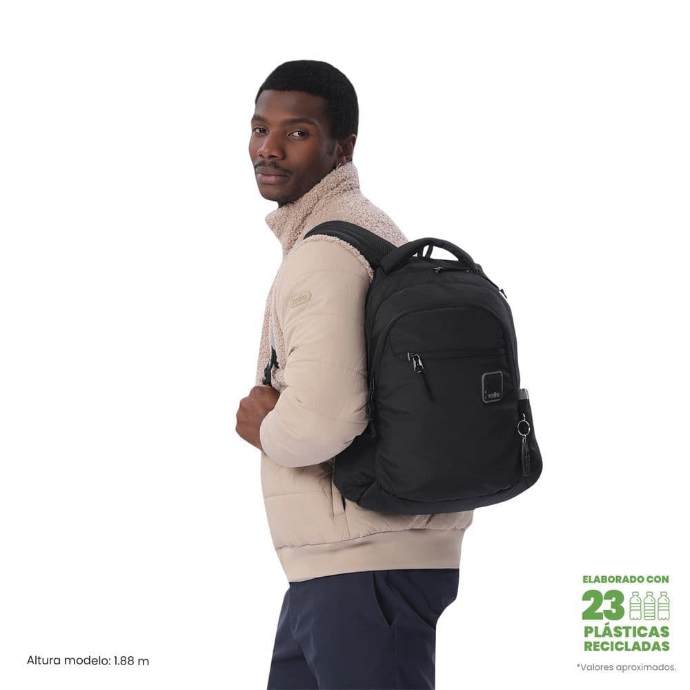 Morral Universitario Misisipi 2.0 Porta PC 14" Negro Unisex