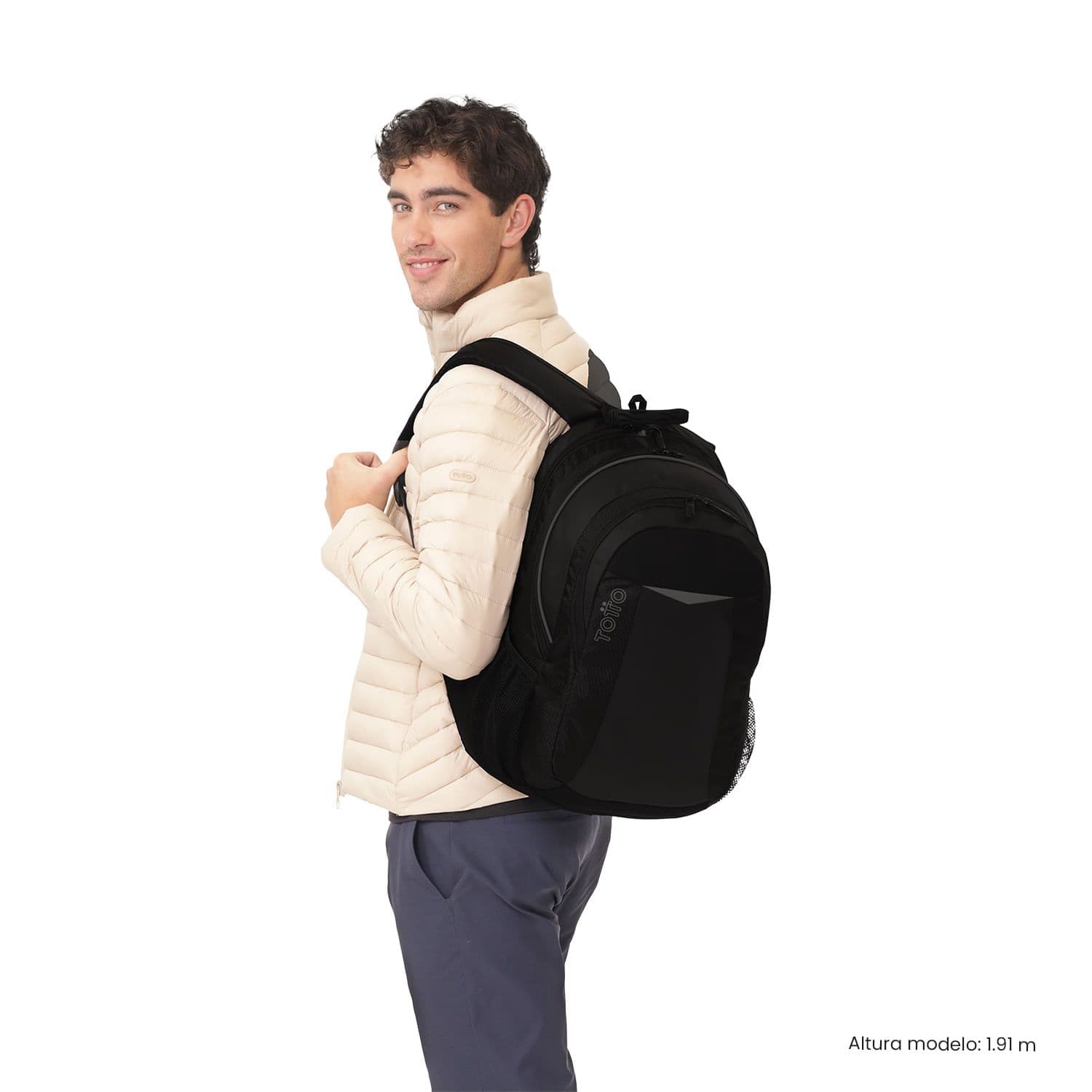 Morral Universitario Teck 3.0 Porta PC 15" - Negro