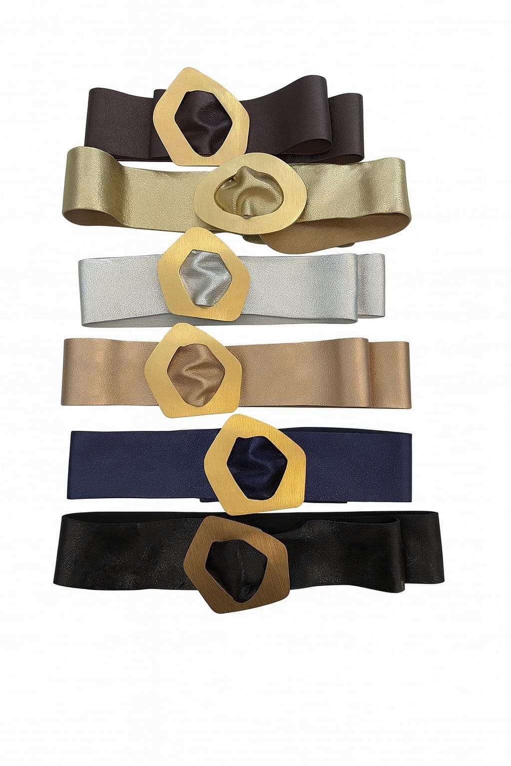 Cinturón Elástico con Hebilla Metálica Artesanal – Colección Premium