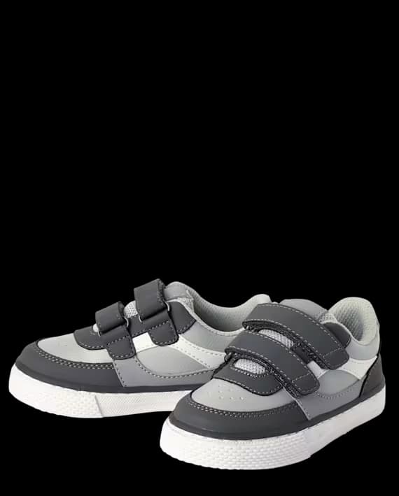The Children’s Place – Zapatillas Low Top Colorblock para Niño Toddler – Grises