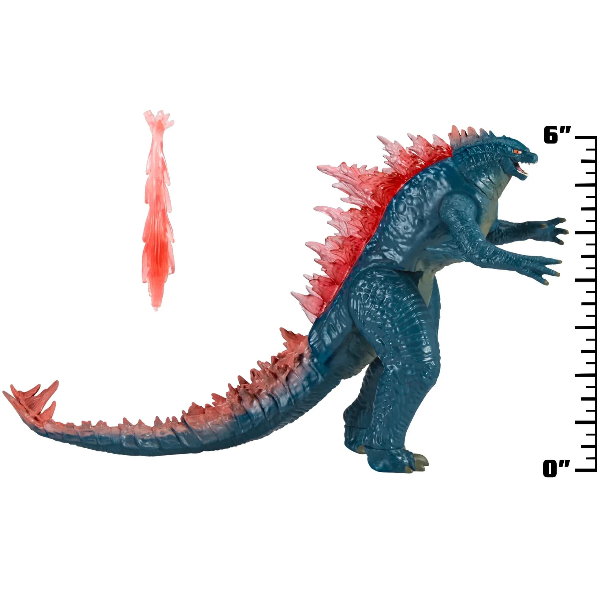 Figura Godzilla Evolucionado de 15 cm con Rayo de Calor Godzilla x Kong de Playmates Toys