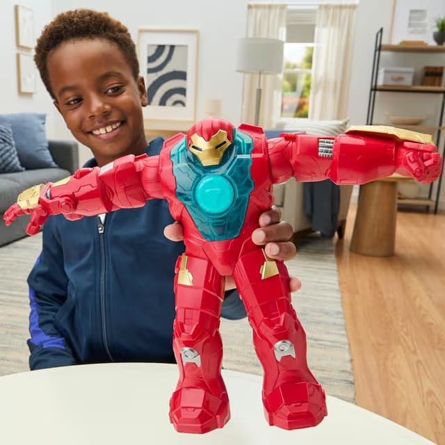 Set de Figuras de Acción Iron Man y Armadura Hulkbuster Marvel Avengers VenomVersus Epic World of Action