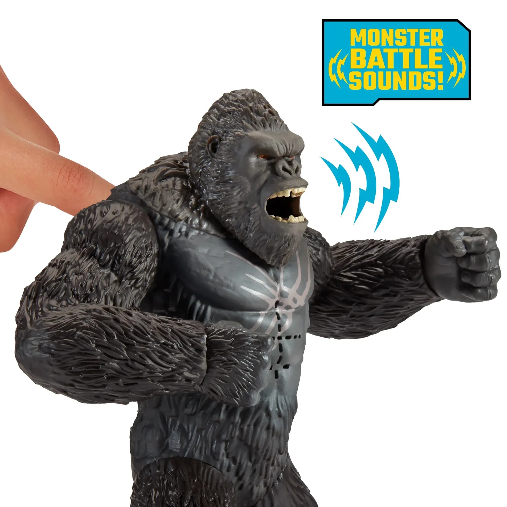 Figura de Acción Kong Rugido de Batalla de 17.7 cm Godzilla x Kong, Coleccionable de Plástico