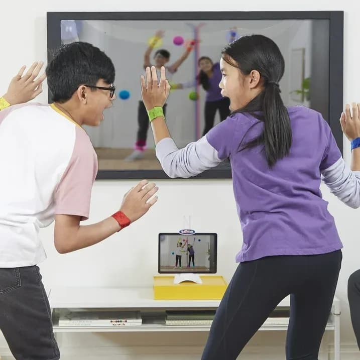 Juego Twister Air, Juego de Aplicación Twister con Realidad Aumentada (AR), Se Vincula a Dispositivos Inteligentes, Juegos Activos, Edades 8+